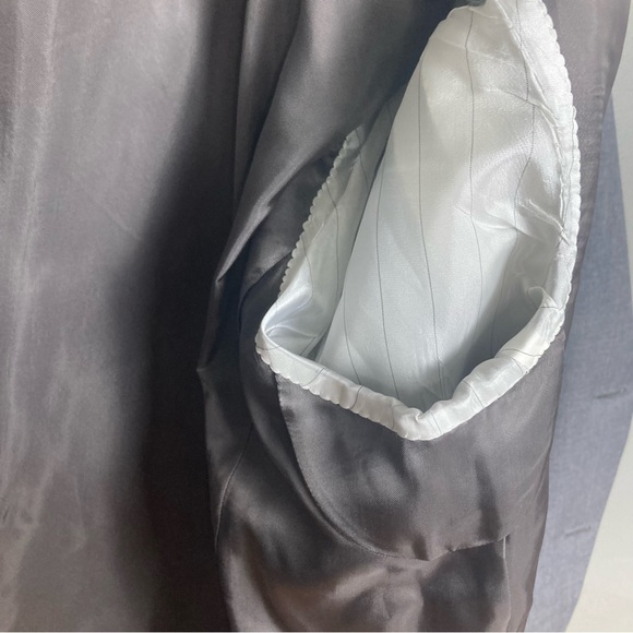 CANALI blazer sportcoat men's 40R giacca uomo gray 2 button wool solid - Picture 12 of 14